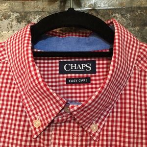 Chaps red checked shirt-XL